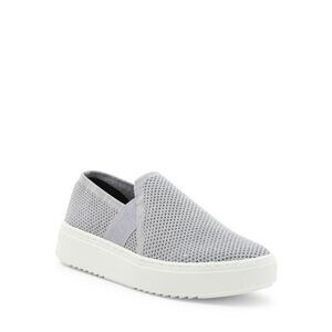 Eileen Fisher Pep Flyknit Sneakers Stretch Platform Slip On Great White Size 8.5